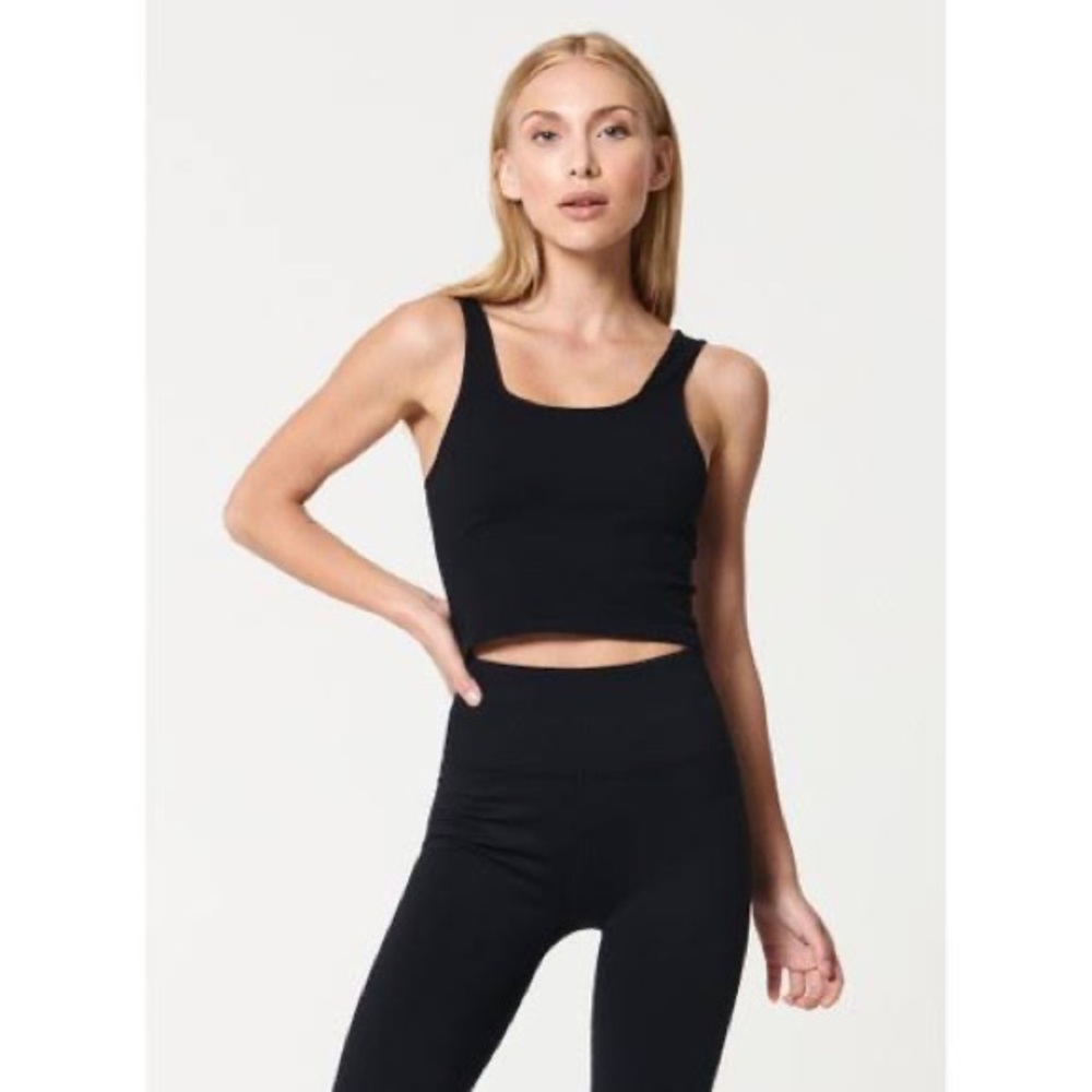 NWOT Nux Be Free Seamless Yoga Crop Top Size L - Picture 5 of 6